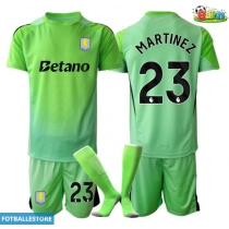 Aston Villa Emiliano Martinez #23 Keeper Bortedraktsett Barn 2025-26 Kortermet (+ Korte bukser)